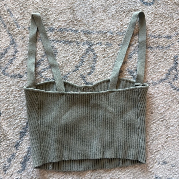 Jonathan Simkai knit bustier crop top size XS - Picture 2 of 3